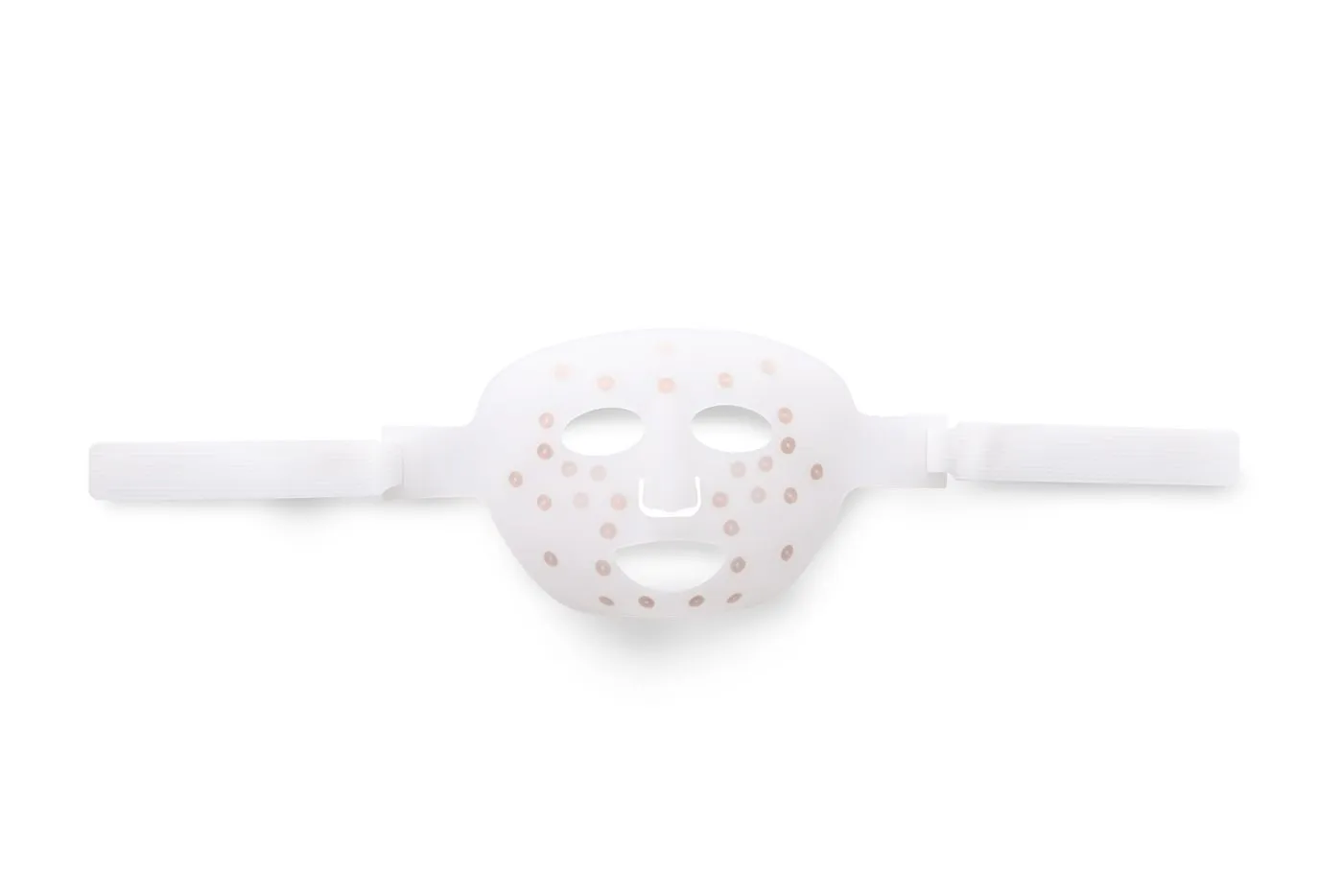 G-ZERO COIL FACIAL MASK(ホワイト)本体。内側にコイルが配置された美顔器マスク